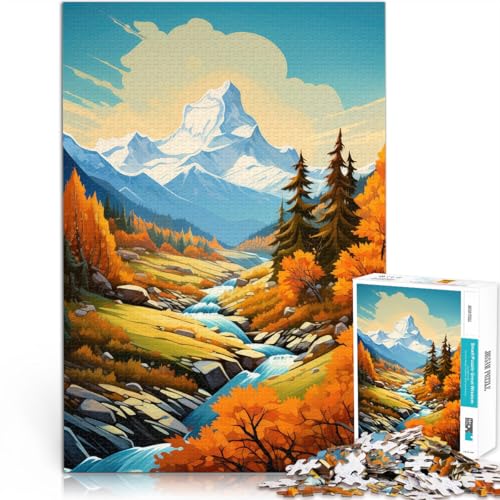 Lernspielzeug Herbstliche Berglandschaft 1000-Teile-Puzzle für Erwachsene 70x100cm Die Liebe zwischen Paaren stärken für ab 14 Jahren Lernspielzeug Herbstliche Berglandschaft 1000-Teile-Puzzle für Erwachsene 70x100cm Die Liebe zwischen Paaren stärken für ab 14 Jahren von LGNBTGM