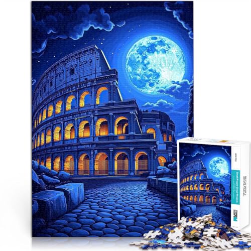 Lernspielzeug Kolosseum Nacht Teenager 1000 Teile Puzzle 26x38cm mit vollständig ineinander greifenden, zufällig geformten Teilen ab 14 Jahren Lernspielzeug Kolosseum Nacht Teenager 1000 Teile Puzzle 26x38cm mit vollständig ineinander greifenden, zufällig geformten Teilen ab 14 Jahren von LGNBTGM