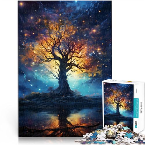 Lernspielzeug Kosmischer Lebensbaum Puzzle 1000 Teile für Erwachsene 26x38cm Geburtstagsgeschenk, Geschenke für ab 14 Jahren Lernspielzeug Kosmischer Lebensbaum Puzzle 1000 Teile für Erwachsene 26x38cm Geburtstagsgeschenk, Geschenke für ab 14 Jahren von LGNBTGM