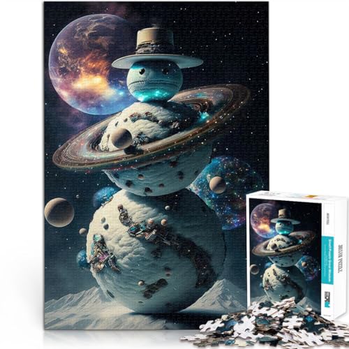 Lernspielzeug Kosmischer Schneemann 1000-teiliges Puzzle für Teenager 26x38cm eignet ganze Familie für ab 14 Jahren Lernspielzeug Kosmischer Schneemann 1000-teiliges Puzzle für Teenager 26x38cm eignet ganze Familie für ab 14 Jahren von LGNBTGM