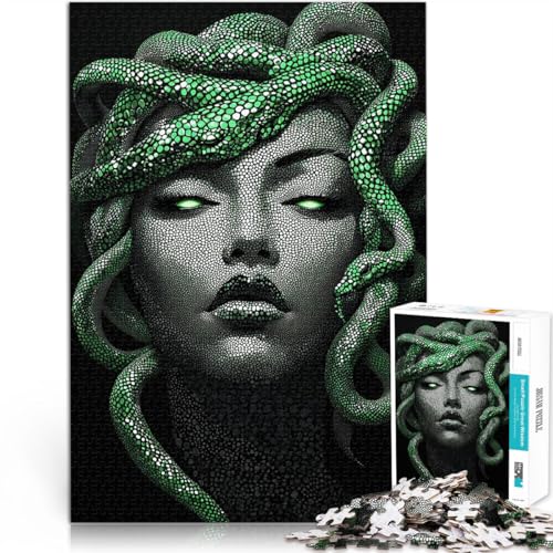 Lernspielzeug Medusa-Mosaikporträt 1000-teilige Puzzles für Teenager 50x75cm Geburtstagsgeschenk, Geschenke, Wandkunst für 14+ Lernspielzeug Medusa-Mosaikporträt 1000-teilige Puzzles für Teenager 50x75cm Geburtstagsgeschenk, Geschenke, Wandkunst für 14+ von LGNBTGM