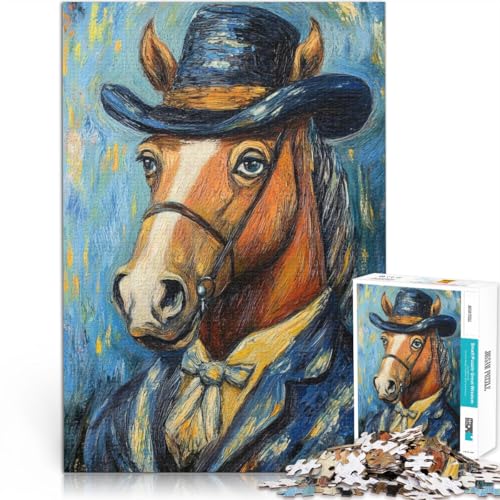 Lernspielzeug Pferd mit Zylinder Puzzle 1000 Teile für Jugendliche 70x100cm Wunschliste mit dem Weihnachtsmann für und ab 14 Jahren Lernspielzeug Pferd mit Zylinder Puzzle 1000 Teile für Jugendliche 70x100cm Wunschliste mit dem Weihnachtsmann für und ab 14 Jahren von LGNBTGM