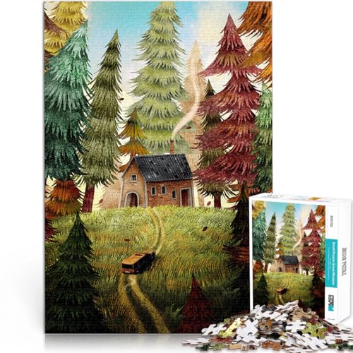 Lernspielzeug Waldgeheimnis 1000-Teile-Puzzle für Erwachsene 70x100cm denn eignet ganze Familie für ab 14 Jahren von LGNBTGM