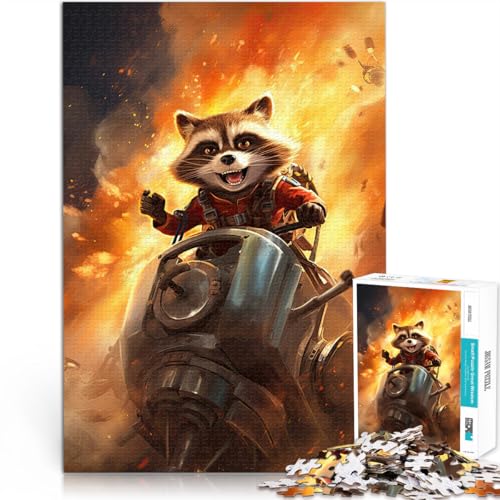 Lernspielzeug Waschbärkunst 2000-Teile-Puzzle für Erwachsene 70x100cm denn eignet ganze Familie für 14+ von LGNBTGM
