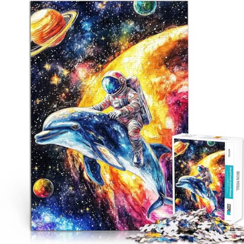 Lernspielzeug für die ganze Familie Astronaut und Delphin 1000-Teile-Puzzle für Teenager 26x38cm Kunstwerk Geschenk ab 14 Jahren Lernspielzeug für die ganze Familie Astronaut und Delphin 1000-Teile-Puzzle für Teenager 26x38cm Kunstwerk Geschenk ab 14 Jahren von LGNBTGM