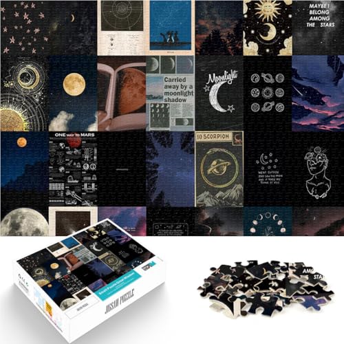 Lernspielzeug für die ganze Familie Astronomie-Mosaik-Illustration 1000-teiliges Puzzle für Teenager 26x38cm Gutes Geschenk Lernspielzeug für die ganze Familie Astronomie-Mosaik-Illustration 1000-teiliges Puzzle für Teenager 26x38cm Gutes Geschenk von LGNBTGM