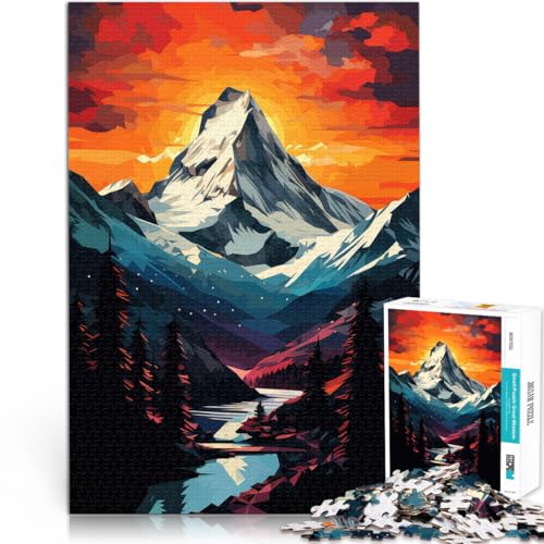 Lernspielzeug für die ganze Familie Bergliebhaber Teenager 1000-teiliges Puzzle 38x52cm Wohnkunstdekor für ab 14 Jahren Lernspielzeug für die ganze Familie Bergliebhaber Teenager 1000-teiliges Puzzle 38x52cm Wohnkunstdekor für ab 14 Jahren von LGNBTGM