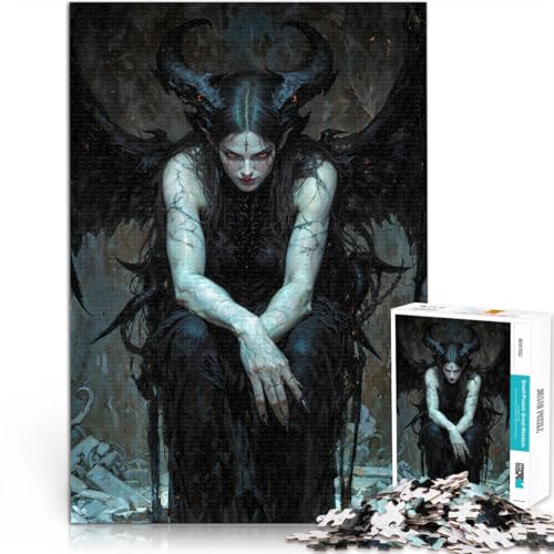 Lernspielzeug für die ganze Familie Die Black Angels der Hölle Teenager 1000-teiliges Puzzle 26x38cm Heimdekoration Spielzeug ab 14 Jahren von LGNBTGM