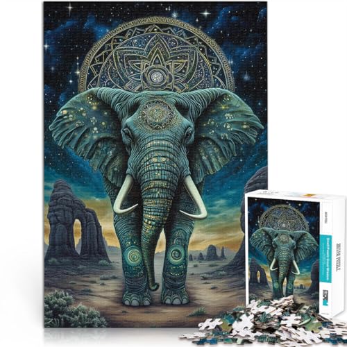 Lernspielzeug für die ganze Familie Elefantentotem Puzzle 1000 Teile für Erwachsene 26x38cm Tolles Geschenk für Spiele für und ab 14 Jahren Lernspielzeug für die ganze Familie Elefantentotem Puzzle 1000 Teile für Erwachsene 26x38cm Tolles Geschenk für Spiele für und ab 14 Jahren von LGNBTGM