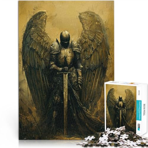 Lernspielzeug für die ganze Familie Engelswächter 1000-Teile-Puzzle für Teenager 70x100cm Wohnkunstdekor für ab 14 Jahren von LGNBTGM