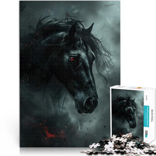 Lernspielzeug für die ganze Familie Pferd der Dunkelheit Puzzle 1000 Teile für Teenager 70x100cm Wohnkunstdekor für ab 14 Jahren Lernspielzeug für die ganze Familie Pferd der Dunkelheit Puzzle 1000 Teile für Teenager 70x100cm Wohnkunstdekor für ab 14 Jahren von LGNBTGM