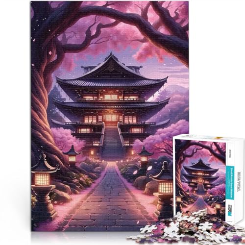 Lernspielzeug für die ganze Familie Sakura-Kirschblüte 2000-Teile-Puzzle für Teenager 70x100cm Tolles Geschenk für Spiele von LGNBTGM