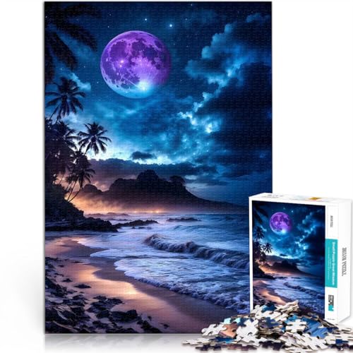 Lernspielzeug für die ganze Familie Strand bei Nacht Puzzle 1000 Teile für Teenager 26x38cm Wohnkunstdekor für ab 14 Jahren Lernspielzeug für die ganze Familie Strand bei Nacht Puzzle 1000 Teile für Teenager 26x38cm Wohnkunstdekor für ab 14 Jahren von LGNBTGM