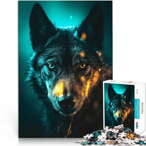 Lernspielzeug für die ganze Familie schwarzer Wolf in Neon Teenager 1000-teiliges Puzzle 70x100cm Geburtstagsgeschenke für ab 14 Jahren Lernspielzeug für die ganze Familie schwarzer Wolf in Neon Teenager 1000-teiliges Puzzle 70x100cm Geburtstagsgeschenke für ab 14 Jahren von LGNBTGM