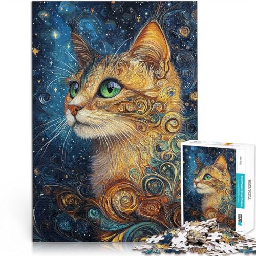 Lustige Spiele Abstrakte Kintsugi-Katze 1000-teiliges Puzzle für Erwachsene 26x38cm Geeignet für die Schreibtischdekoration für 14+ Lustige Spiele Abstrakte Kintsugi-Katze 1000-teiliges Puzzle für Erwachsene 26x38cm Geeignet für die Schreibtischdekoration für 14+ von LGNBTGM