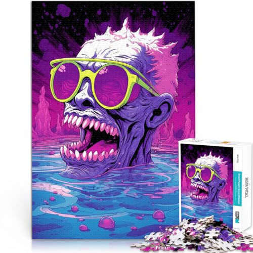 Lustige Spiele Auffälliges Monster Puzzle für Erwachsene, 2000 Teile 70x100cm Wanddekoration Einzigartige Geburtstags ab 14 Jahren von LGNBTGM