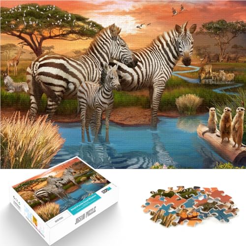 Lustige Spiele Fauna Puzzle 1000 Teile für Erwachsene 70x100cm Wanddekoration Einzigartige Geburtstags ab 14 Jahren von LGNBTGM
