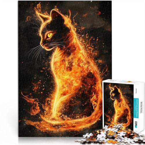 Lustige Spiele Feurige Katze in Flammen 1000 Teenager-Teile-Puzzle 26x38cm Wanddekoration Einzigartige Geburtstags ab 14 Jahren Lustige Spiele Feurige Katze in Flammen 1000 Teenager-Teile-Puzzle 26x38cm Wanddekoration Einzigartige Geburtstags ab 14 Jahren von LGNBTGM