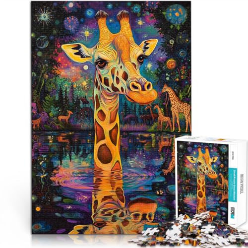 Lustige Spiele Giraffe ausmalen 1000-teiliges Puzzle für Erwachsene 26x38cm Angebot als Geschenk für die ganze Familie ab 14 Jahren Lustige Spiele Giraffe ausmalen 1000-teiliges Puzzle für Erwachsene 26x38cm Angebot als Geschenk für die ganze Familie ab 14 Jahren von LGNBTGM