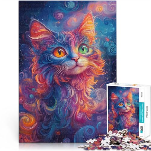 Pädagogisches Familienspiel ÄSTHETISCHE KATZENKUNST Teenager 1000 Teile Puzzle 26x38cm Geburtstagsgeschenk, Geschenke, Wandkunst für ab 14 Jahren Pädagogisches Familienspiel ÄSTHETISCHE KATZENKUNST Teenager 1000 Teile Puzzle 26x38cm Geburtstagsgeschenk, Geschenke, Wandkunst für ab 14 Jahren von LGNBTGM