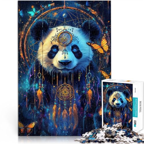 Pädagogisches Familienspiel Fantasie-Magie-Panda Puzzle 1000 Teile für Erwachsene 70x100cm Heimdekoration Spielzeug ab 14 Jahren von LGNBTGM