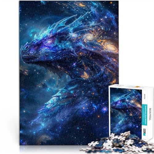 Pädagogisches Familienspiel Galaxie-Drachen-Oberherr Puzzle für Erwachsene mit 1000 Teilen 70x100cm Für Paare geeignet von LGNBTGM