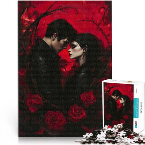 Pädagogisches Spielzeug zum Stressabbau Dunkle Romanze Puzzle für Erwachsene 1000 Teile 26x38cm Lustiges Geschenk für und ab 14 Jahren Pädagogisches Spielzeug zum Stressabbau Dunkle Romanze Puzzle für Erwachsene 1000 Teile 26x38cm Lustiges Geschenk für und ab 14 Jahren von LGNBTGM