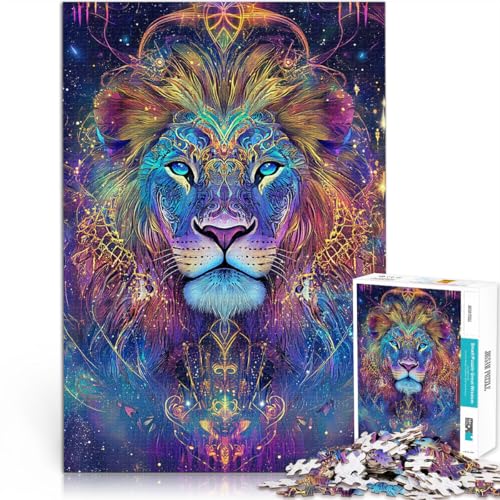 Pädagogisches Spielzeug zum Stressabbau Heiliger Löwe Puzzle für Teenager 1000 Teile 50x75cm Heimdekoration Spielzeug ab 14 Jahren von LGNBTGM
