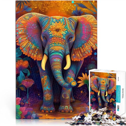 Pädagogisches Spielzeug zum Stressabbau Lebendiger Hochlandelefant 1000-teiliges Puzzle für Teenager 26x38cm Heimdekoration Pädagogisches Spielzeug zum Stressabbau Lebendiger Hochlandelefant 1000-teiliges Puzzle für Teenager 26x38cm Heimdekoration von LGNBTGM