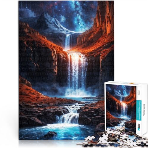 Pädagogisches Spielzeug zum Stressabbau Majestätischer Wasserfall 1000-teilige Puzzles für Teenager 26x38cm Kunstwerk Geschenk Pädagogisches Spielzeug zum Stressabbau Majestätischer Wasserfall 1000-teilige Puzzles für Teenager 26x38cm Kunstwerk Geschenk von LGNBTGM