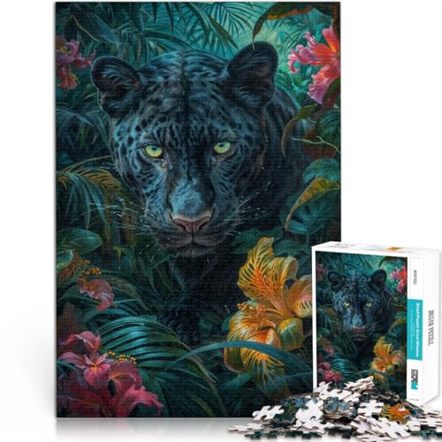 Pädagogisches Spielzeug zum Stressabbau Panther mit goldenen Augen Teenager-Puzzles 1000 Teile 50x75cm Für Paare geeignet für ab 14 Jahren Pädagogisches Spielzeug zum Stressabbau Panther mit goldenen Augen Teenager-Puzzles 1000 Teile 50x75cm Für Paare geeignet für ab 14 Jahren von LGNBTGM