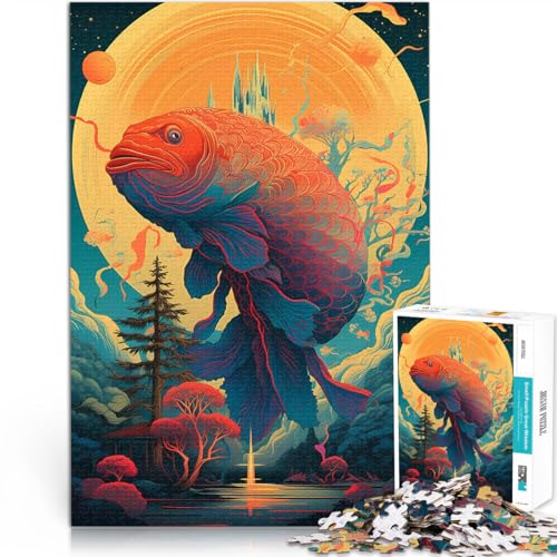 Pädagogisches Spielzeug zum Stressabbau Retro-Fantasy-Kunst Puzzle für Erwachsene 1000 Teile 26x38cm Geburtstagsgeschenk von LGNBTGM