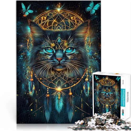 Präzisionsschnitt Fantasy Magic Perserkatze Puzzle 1000 Teile für Jugendliche 70x100cm einzigartiges Herausforderungsspiel für ab 14 Jahren von LGNBTGM