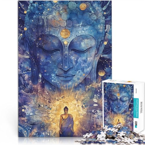 Präzisionsschnitt Heilige Buddha-Statue Puzzle 2000 Teile für Jugendliche 70x100cm Geburtstagsgeschenk, Geschenke, Wandkunst Geeignet ab 14 Jahren von LGNBTGM