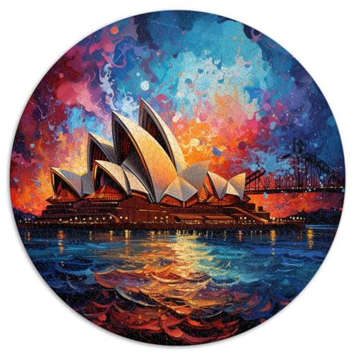 Puzzle, Lernspiele, Sydney Opera House und das Puzzle 1000 Teile für Erwachsene, 67,5 x 67,5 cm, pädagogisches Spielzeug zum Stressabbau, Puzzle, Familiendekoration von LGNBTGM