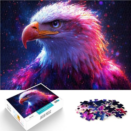 Quizspiel Amerikanischer Adler Puzzle 1000 Teile für Teenager 70x100cm Lustige Aktivitäten für zu Hause, Geburtstagsgeschenk, Reisegeschenk, für ab 14 Jahren von LGNBTGM