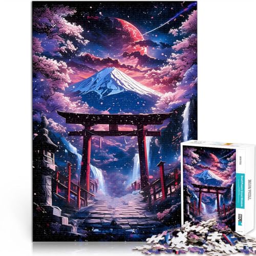 Quizspiel Cherry Dream Torii-Tor Puzzle für Jugendliche 1000 Teile 70x100cm einzigartiges Herausforderungsspiel für ab 14 Jahren von LGNBTGM