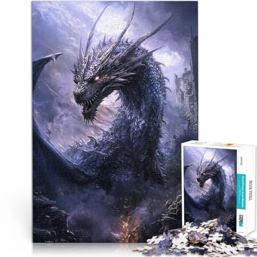Quizspiel Drachen Digitale Malerei Puzzle 1000 Teile für Teenager 50x75cm denn eignet ganze Familie für 14+ Quizspiel Drachen Digitale Malerei Puzzle 1000 Teile für Teenager 50x75cm denn eignet ganze Familie für 14+ von LGNBTGM