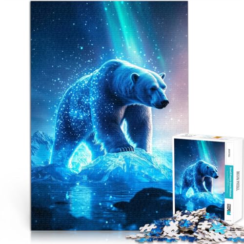 Quizspiel Eisbär im Polarlicht 1000-teiliges Puzzle für Teenager 38x52cm Die Liebe zwischen Paaren stärken für 14+ Quizspiel Eisbär im Polarlicht 1000-teiliges Puzzle für Teenager 38x52cm Die Liebe zwischen Paaren stärken für 14+ von LGNBTGM