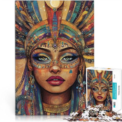 Quizspiel Exquisite ägyptische Königin Teenager 1000-teiliges Puzzle 70x100cm Angebot als Geschenk für die ganze Familie für ab 14 Jahren Quizspiel Exquisite ägyptische Königin Teenager 1000-teiliges Puzzle 70x100cm Angebot als Geschenk für die ganze Familie für ab 14 Jahren von LGNBTGM