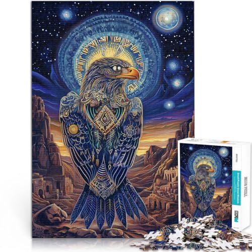 Quizspiel Fantasie-Farbadler Teenager-Puzzles 1000 Teile 38x52cm Lustige Aktivitäten für zu Hause, Geburtstagsgeschenk, Reisegeschenk, für ab 14 Jahren von LGNBTGM
