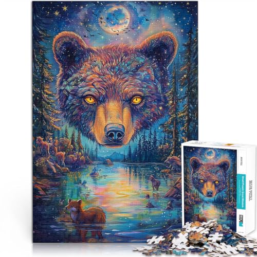 Quizspiel Fantasie bunter Bär 1000-teiliges Puzzle für Teenager 70x100cm Geeignet für die Schreibtischdekoration Geeignet ab 14 Jahren Quizspiel Fantasie bunter Bär 1000-teiliges Puzzle für Teenager 70x100cm Geeignet für die Schreibtischdekoration Geeignet ab 14 Jahren von LGNBTGM