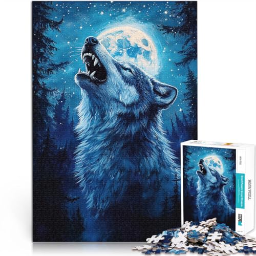 Quizspiel Geisterwolf Tier Teenager 1000-teiliges Puzzle 50x75cm Wanddekoration Einzigartige Geburtstags ab 14 Jahren Quizspiel Geisterwolf Tier Teenager 1000-teiliges Puzzle 50x75cm Wanddekoration Einzigartige Geburtstags ab 14 Jahren von LGNBTGM
