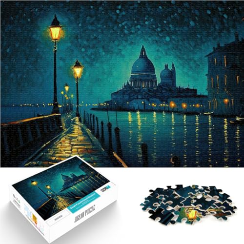 Quizspiel Gondeln in Venedig Teenager-Puzzles 1000 Teile 26x38cm denn eignet ganze Familie für 14+ von LGNBTGM