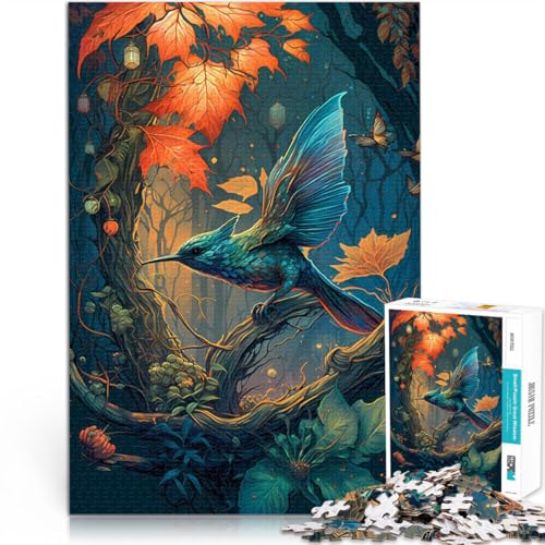 Quizspiel Herbstwaldkolibri 1000-teilige Puzzles für Erwachsene 26x38cm Geeignet für die Schreibtischdekoration für 14+ Quizspiel Herbstwaldkolibri 1000-teilige Puzzles für Erwachsene 26x38cm Geeignet für die Schreibtischdekoration für 14+ von LGNBTGM