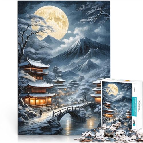 Quizspiel Japanische Winterlandschaft Puzzle für Erwachsene 1000 Teile 38x52cm denn eignet ganze Familie für ab 14 Jahren Quizspiel Japanische Winterlandschaft Puzzle für Erwachsene 1000 Teile 38x52cm denn eignet ganze Familie für ab 14 Jahren von LGNBTGM