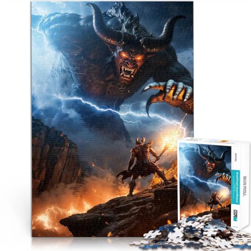 Quizspiel Kampf der Titanen Puzzle für Erwachsene 1000 Teile 26x38cm Wanddekoration Einzigartige Geburtstags ab 14 Jahren Quizspiel Kampf der Titanen Puzzle für Erwachsene 1000 Teile 26x38cm Wanddekoration Einzigartige Geburtstags ab 14 Jahren von LGNBTGM