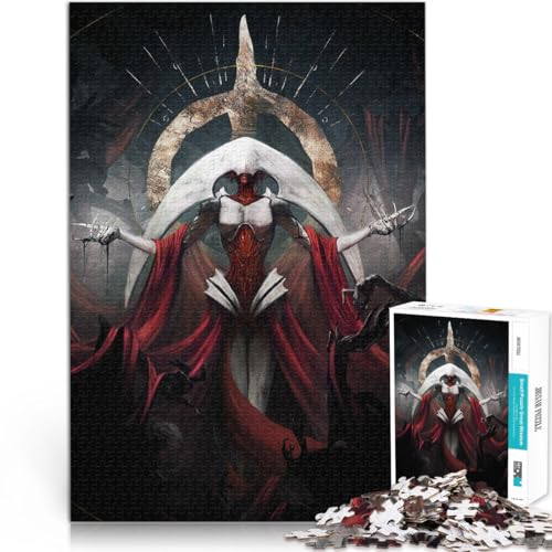 Quizspiel Königin der Hölle 1000-teilige Puzzles für Erwachsene 26x38cm eignet ganze Familie für ab 14 Jahren von LGNBTGM