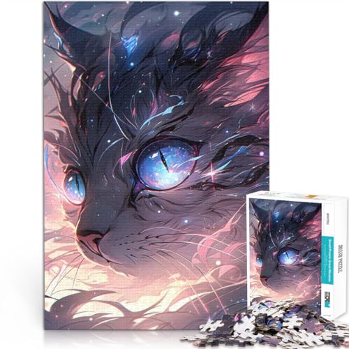 Quizspiel Kosmische Weltraumkatze 1000-Teile-Puzzle für Teenager 26x38cm eignet ganze Familie für ab 14 Jahren Quizspiel Kosmische Weltraumkatze 1000-Teile-Puzzle für Teenager 26x38cm eignet ganze Familie für ab 14 Jahren von LGNBTGM