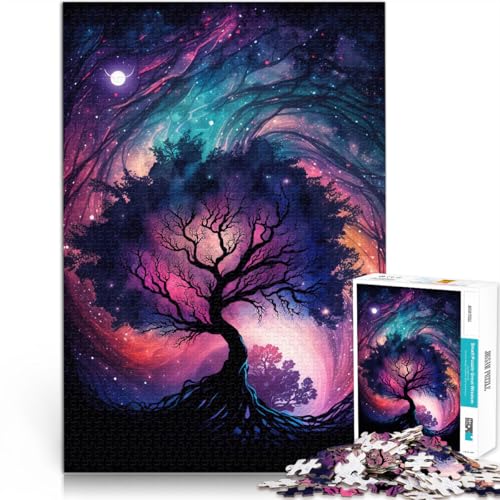 Quizspiel Kosmischer Baum~ 1000-teilige Puzzles für Erwachsene 26x38cm Jedes Stück ist einzigartig – Anspruchsvolles Familienspiel ab 14 Jahren Quizspiel Kosmischer Baum~ 1000-teilige Puzzles für Erwachsene 26x38cm Jedes Stück ist einzigartig – Anspruchsvolles Familienspiel ab 14 Jahren von LGNBTGM
